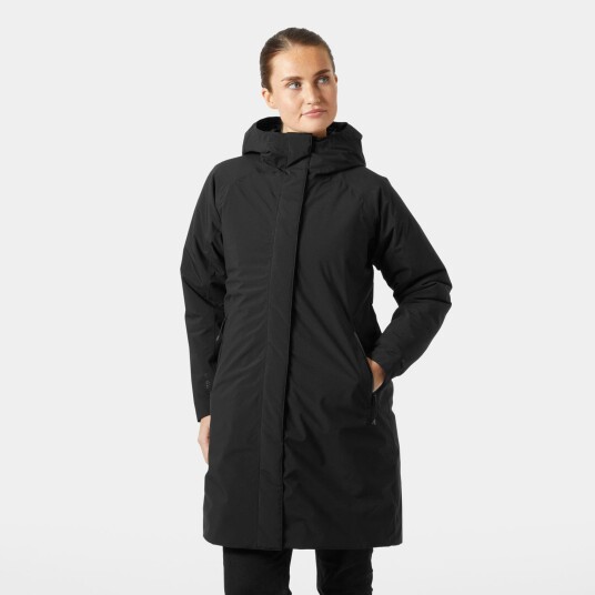 Helly Hansen Lily Insulated Raincoat Dame Svart L