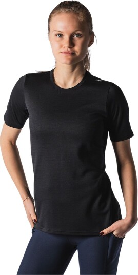 FUSION Technical Merino 150 Løpe T skjorte Dame Svart S