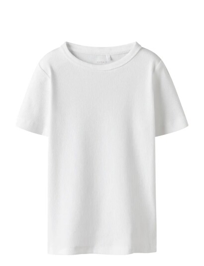 Name It Nkfnakal Ss Slim Top Noos White 158 164