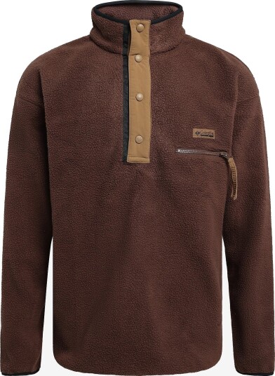 Columbia Sportswear Helvetia Ii Half Snap Fleece   TOBACCO   XL