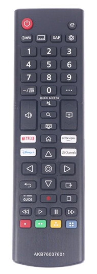 AKB76037601 TV fjernkontroll Erstatning for LG TV