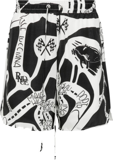 Rhude Herre Shorts Svart S,