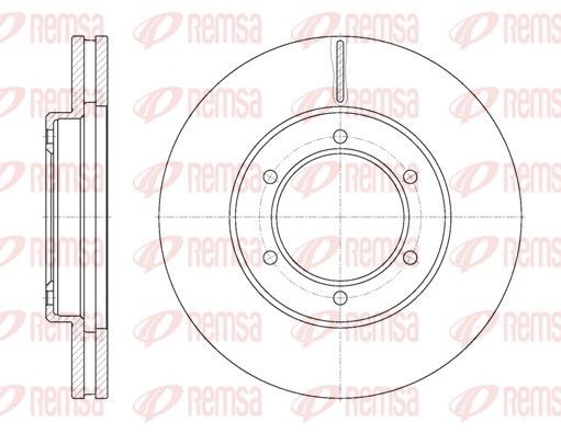 Bremseskive REMSA 6702.10 Bremseskive REMSA 6702.10