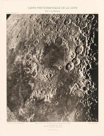 Plakat Carte Photographique de la Lune