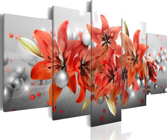 Bilde Flowery Battle 100x50 Artgeist sp. z o. o.