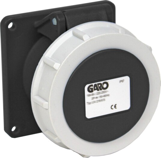 Garo Uiv 332-7 S Paneluttak IP67, 4-Polet, 32 A Svart, 7 H