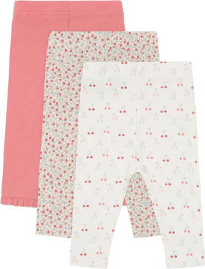 Hust And Claire Hust & Claire Liva 3 pk leggings ivory 80