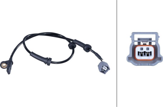 Sensor, ABS HELLA 6PU 358 422-421