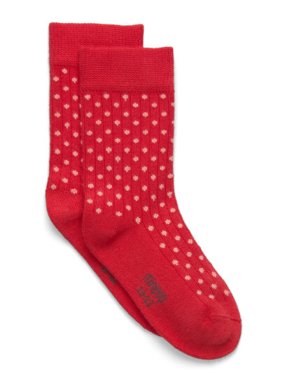 minipop Minipop® Bamboo Socks Dots - Red - 19/22Y