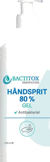 Bactitox Hånddesinfeksjon 80% (1000 ml)