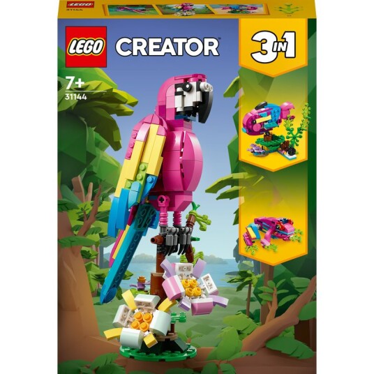 LEGO Skaper 3i1 31144 Eksotisk, rosa papegøye