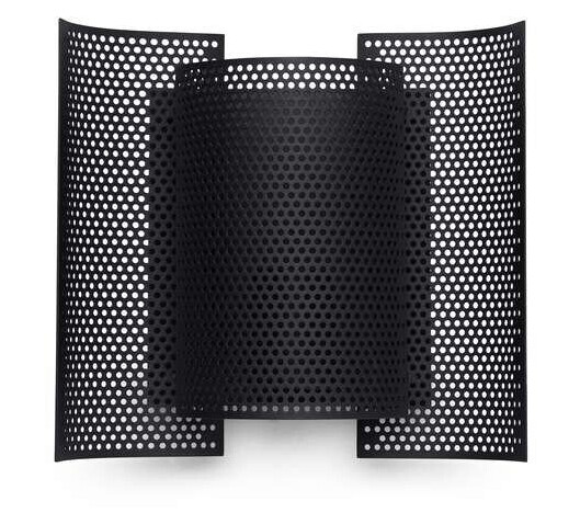 Northern Butterfly Vegglampe Perforated Black Northern Butterfly Vegglampe Perforated Black