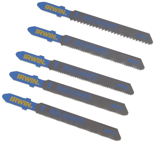 Irwin IW1014110 Stikksagblader For Metall, T-Feste, 5 Stk.