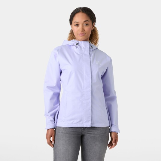 Helly Hansen Dame Seven J Pustende Regnjakke Lilla M