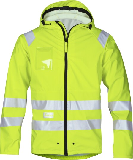 Snickers Workwear 8233 Regnjakke varsel, gul Varsel, Gul, Klær