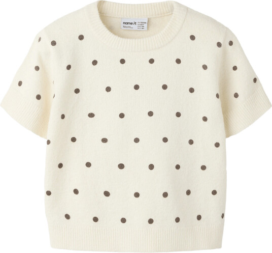 name it Nkfnalani Ss Knit - Cream - 116 name it Nkfnalani Ss Knit - Cream - 116
