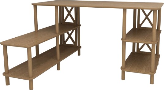 Akiliano Skrivebord 145 cm - Eik
