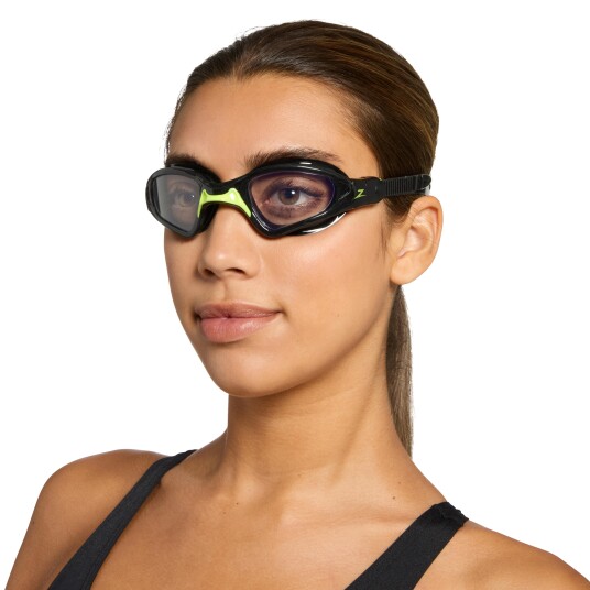 Zoggs Unisex Spectra Black/green/clear