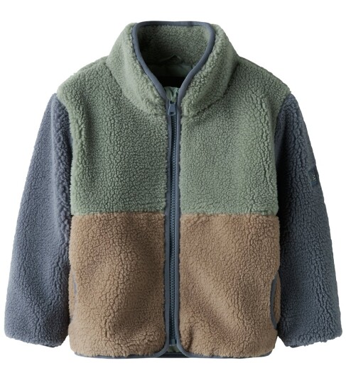Name It Nmmmimba Sherpa Jacket Green 110