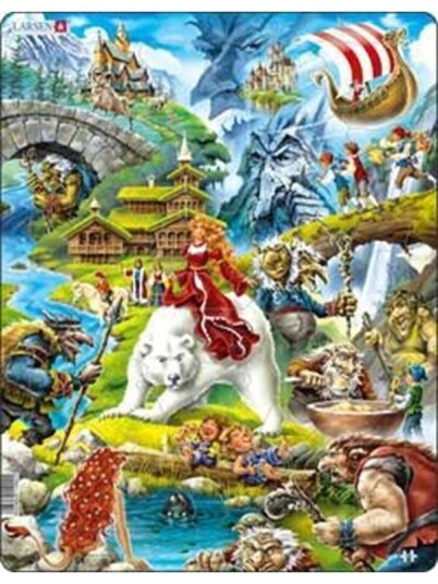 Larsen Puzzles Puzzle Folktale 30 pieces Maxi 36.5x28.5 cm 2D Puslespill