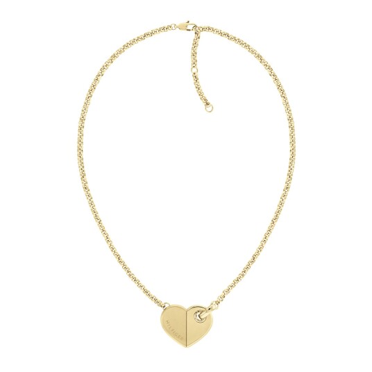 Tommy Hilfiger Bold Hearts Halskjede Rustfritt Stål 2780927 - Dame Tommy Hilfiger Bold Hearts Halskjede Rustfritt Stål 2780927 - Dame