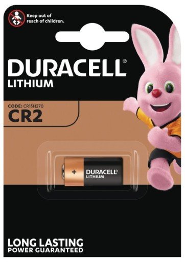 Duracell CR2 Lithium Batteri 800 mAh - Engangsbatteri