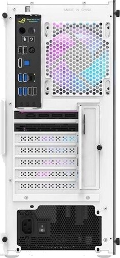 Darkflash DK351+ Kabinett med 4 Vifter Hvit - ATX/M-ATX/E-ATX