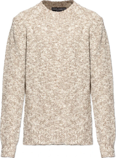 Dolce & Gabbana Herre Strikkevarer Beige L,