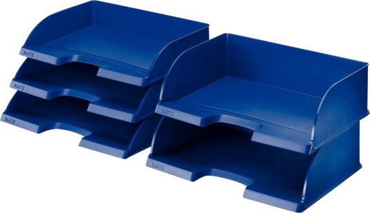 Leitz Plus   Brevbakke   For A4 210 X 297 Mm   Landskap   Blå