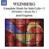 MediaTronixs Josef Feigelson : Weinberg: Solo Cello Works Vol.1 CD Pre-Owned