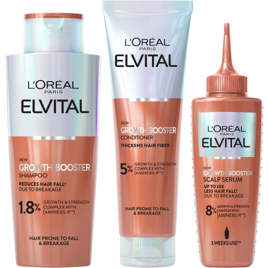 Loreal Paris Elvital Growth Booster Bundle Shampoo 200 ml & Conditione