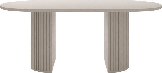 Calvion Spisebord ovalt 185 cm - beige