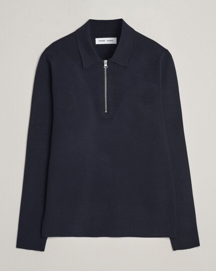 Samsøe Samsøe Guna Half Zip Sky Captain Samsøe Samsøe Guna Half Zip Sky Captain