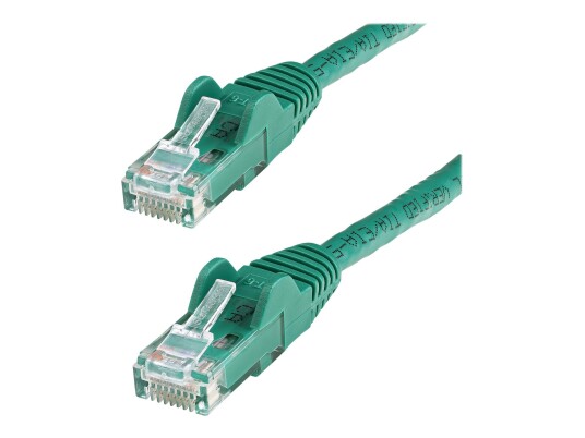 StarTech 75ft CAT6 Ethernet Cable, 10 Gigabit Snagless RJ45 650MHz 100W PoE Patch Cord, CAT 6 10GbE UTP Network Cable w/Strain Relief, Green, Fluke StarTech 75ft CAT6 Ethernet Cable, 10 Gigabit Snagless RJ45 650MHz 100W PoE Patch Cord, CAT 6 10GbE UTP Network Cable w/Strain Relief, Green, Fluke