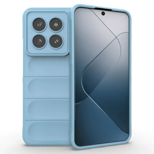 INCOVER Xiaomi 14 Pro Fleksibelt Plastdeksel - Lys Blå INCOVER Xiaomi 14 Pro Fleksibelt Plastdeksel - Lys Blå