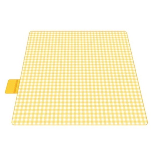 200X200cm Utendørs Camping Matte Sovematte Piknik Matte Fortykket Vanntett Strand Teppe Camping Ti(Gul)