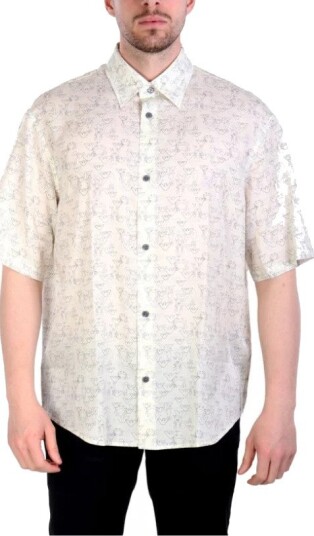 Emporio Armani Herre Skjorter Hvit L,