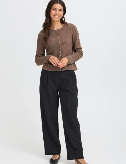 Fransa Frnoah Car 1 - Brown - L Fransa Frnoah Car 1 - Brown - L