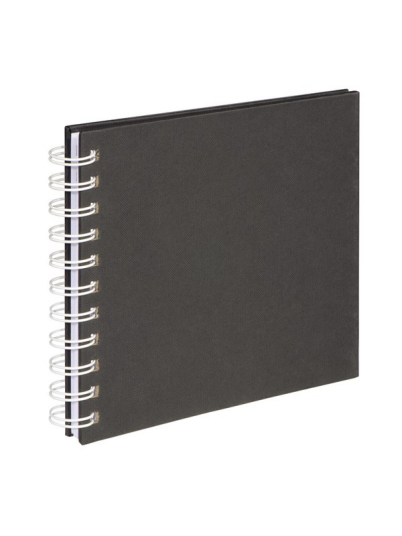 Hama "Fine Art" Spiral Album 18.5 x 15 cm 30 White Pages black