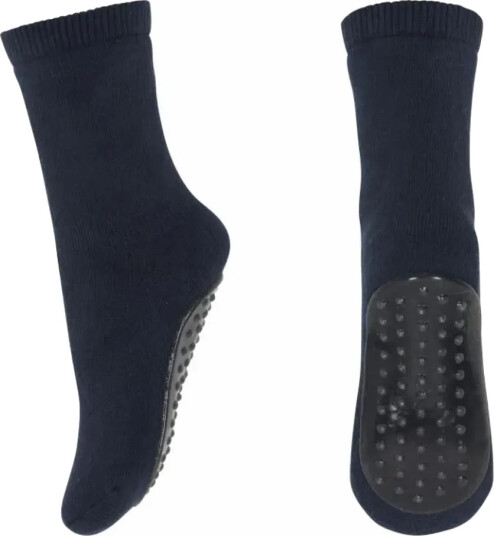Mp Bomull Sokker With Anti Slip Navy