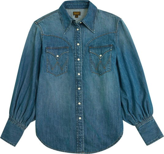 Wrangler Exaggerated Western Blue L x 00