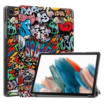 Samsung Galaxy Tab A9 Tri Fold Series Smart Folio etui Graffiti