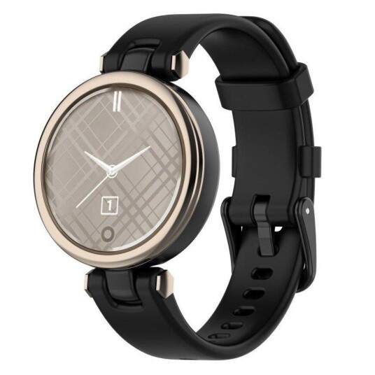 INCOVER Garmin Lily Silikon Rem (20 mm) - Svart