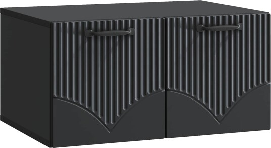 Vegghengt TV skap Svart 59,5 x 41 x 30 cm Konstruert tre
