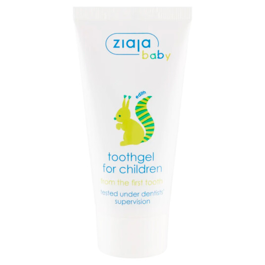 Barnetannkrem Gel ZIAJA First Tooth Cranberry 50ml