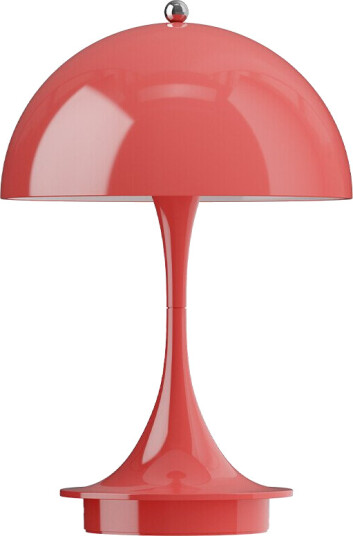 Louis Poulsen Panthella 160 Portable Bordlampe V3 Opaque Coral Lampemesteren