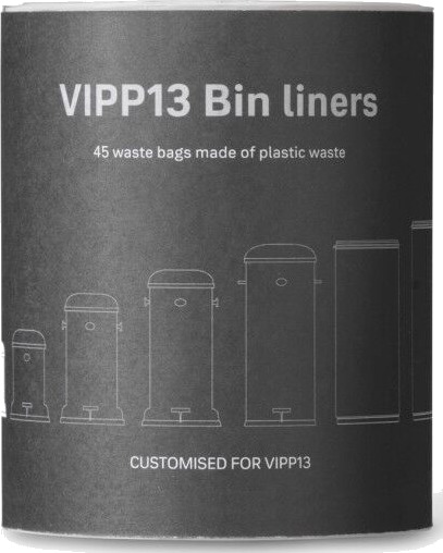 Vipp 13 Søppelpose Til Pedalbøtte 8 pk 4 L Skuffer & Esker Resirkulert Plast 80101 8PACK Vipp 13 Søppelpose Til Pedalbøtte 8 pk 4 L Skuffer & Esker Resirkulert Plast 80101 8PACK