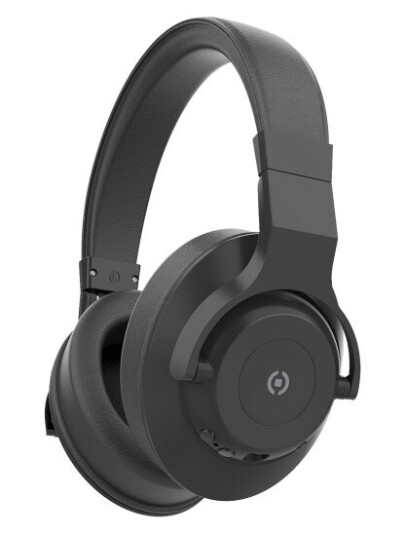 Celly Ultrabeat Anc - Hodetelefoner Med Mikrofon - Full Størrelse - Bluetooth - Trådløs - Aktiv Støydemping - 3,5 Mm Jakk - Svart