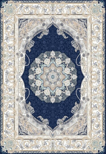 Wilton teppe Asara blå Størrelse: 160 x 230 cm