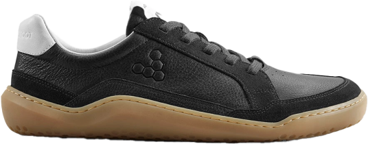Vivobarefoot Mens Gobi II Sneaker Premium Leather Obsidian 44" Vivobarefoot Mens Gobi II Sneaker Premium Leather Obsidian 44"